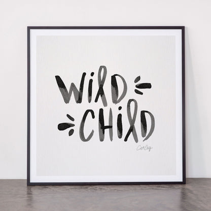Wild Child - Black Framed Art Print Gallery Image 11