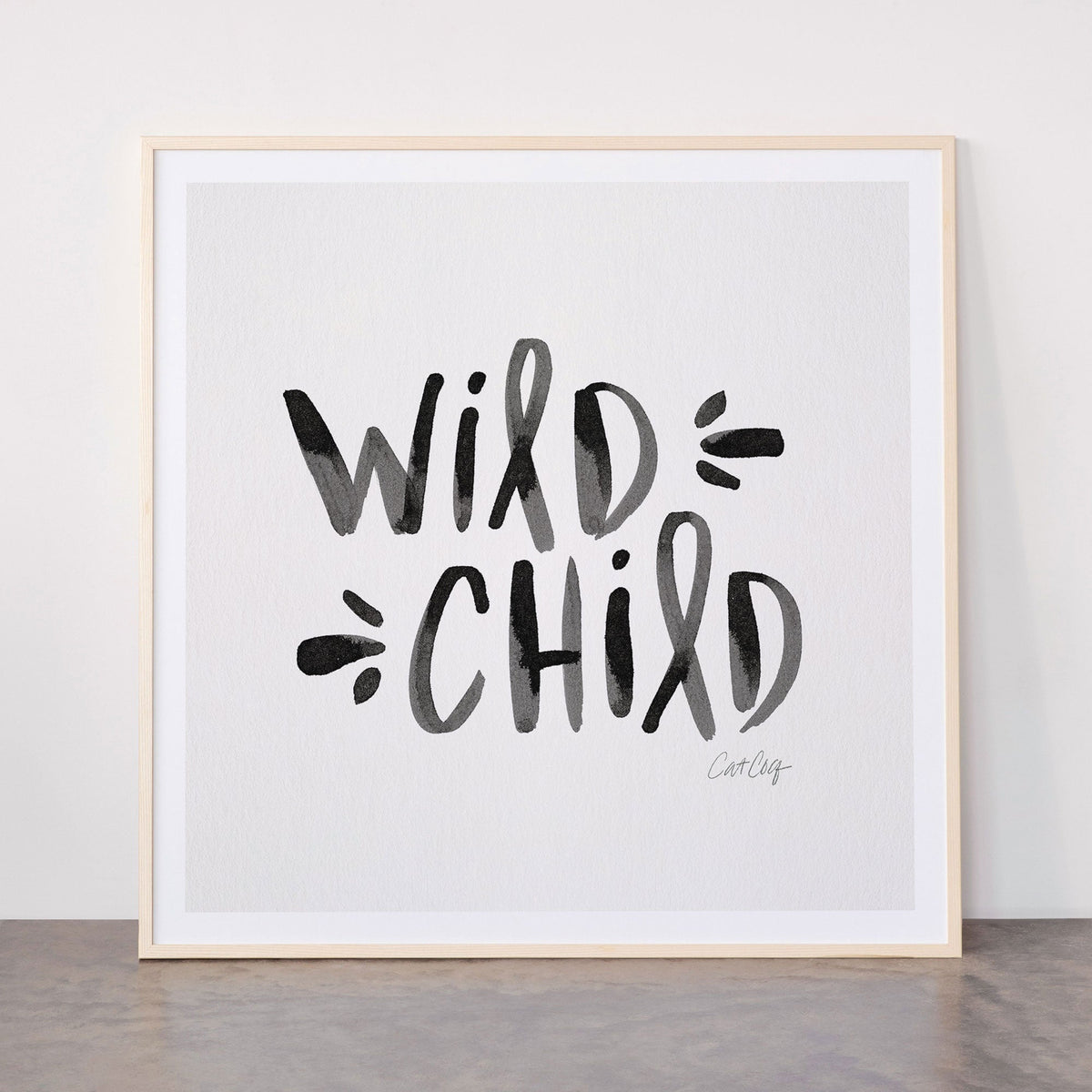 Wild Child - Black Framed Art Print Gallery Image 33