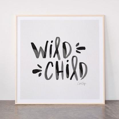 Wild Child - Black Framed Art Print Gallery Image 33