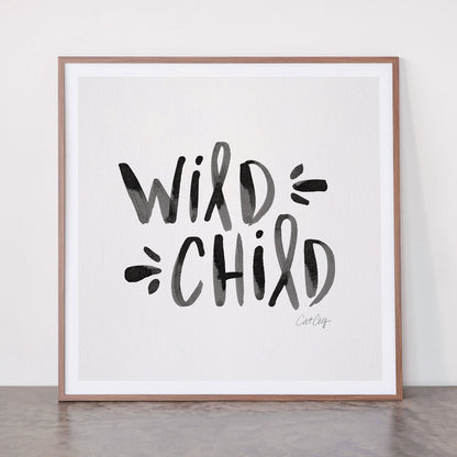 Wild Child - Black Framed Art Print Gallery Image 21