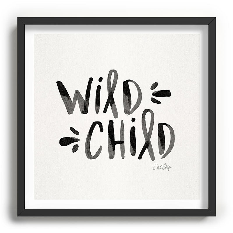 Wild Child - Black Framed Art Print Gallery Image 93