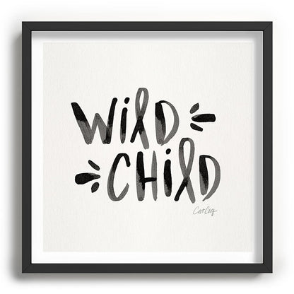 Wild Child - Black Framed Art Print Gallery Image 93
