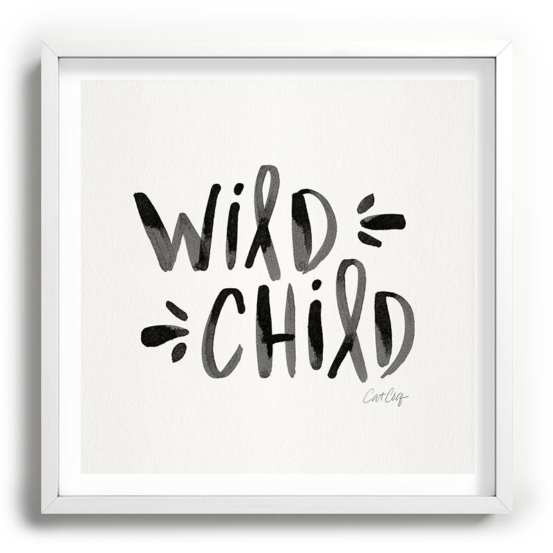 Wild Child - Black Framed Art Print Gallery Image 118