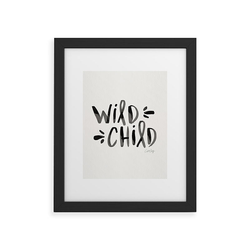 Wild Child - Black Framed Art Print Gallery Image 45
