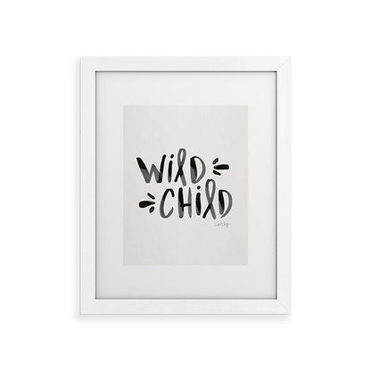 Wild Child - Black Framed Art Print Gallery Image 70