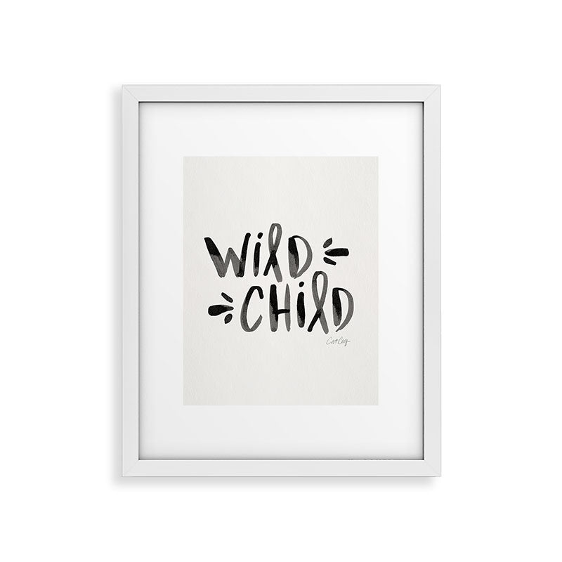Wild Child - Black Framed Art Print Gallery Image 31