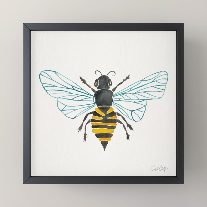 Honey Bee Mini Art Print Gallery Image 3