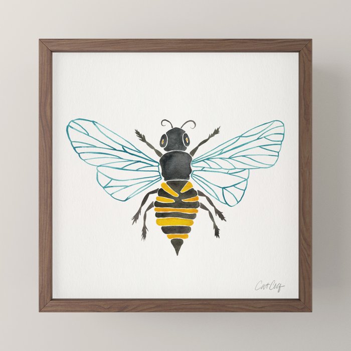 Honey Bee Mini Art Print Gallery Image 2