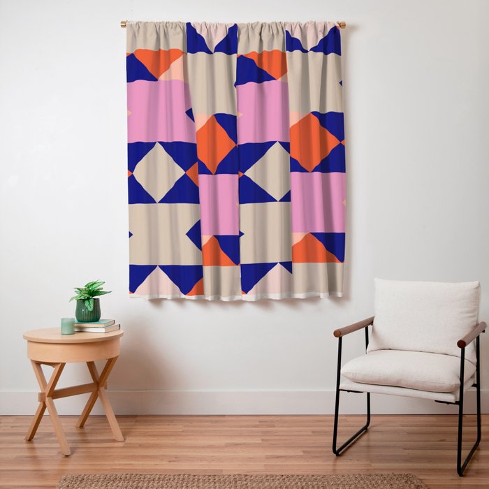 Geometric Shapes 217 Window Curtain Gallery Image 7