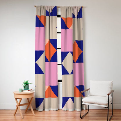 Geometric Shapes 217 Window Curtain Gallery Image 8