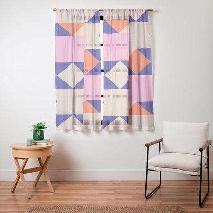 Geometric Shapes 217 Window Curtain Gallery Image 23