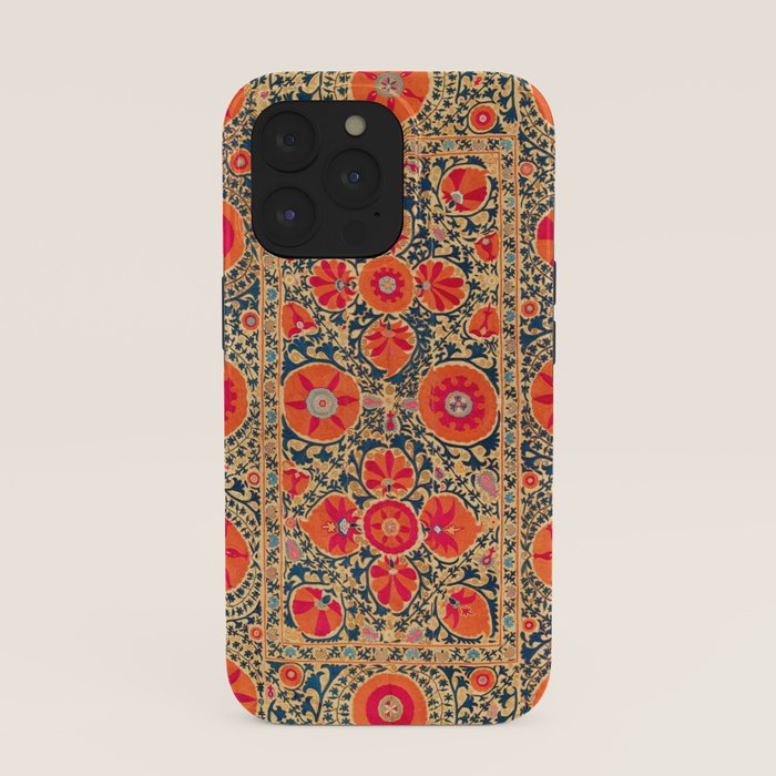 Kermina Suzani Uzbekistan Print iPhone Case Gallery Image 39