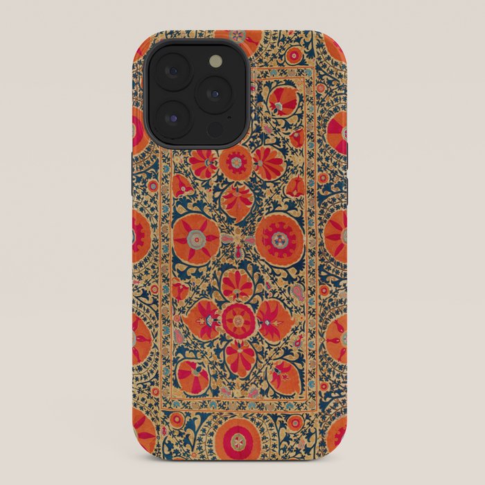 Kermina Suzani Uzbekistan Print iPhone Case Gallery Image 36