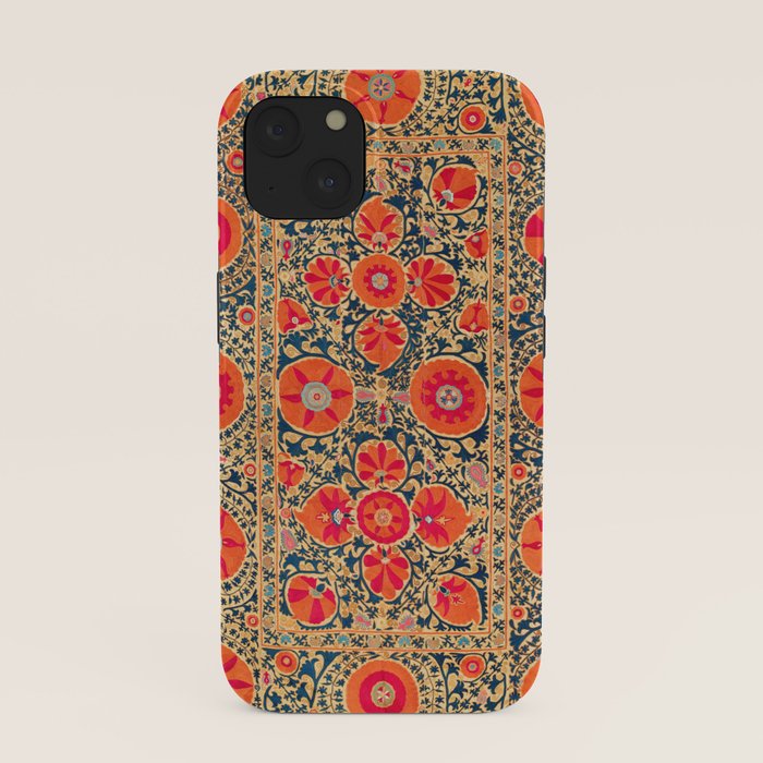 Kermina Suzani Uzbekistan Print iPhone Case Gallery Image 37