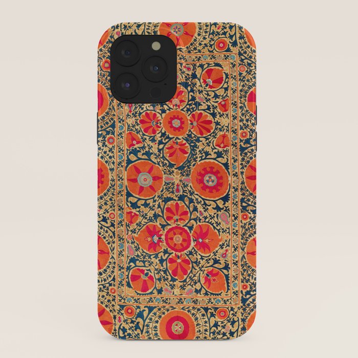 Kermina Suzani Uzbekistan Print iPhone Case Gallery Image 40
