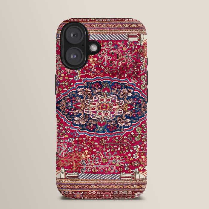 Qashqaâi Antique Fars Persian Rug Print iPhone Case Gallery Image 13