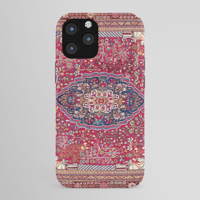 Qashqaâi Antique Fars Persian Rug Print iPhone Case Gallery Image 43