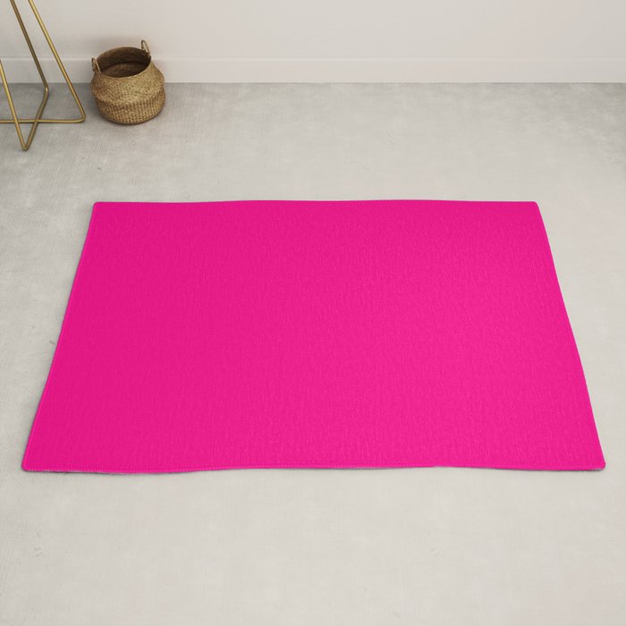 SOLID FUSCHIA COLOR Rug Gallery Image 2