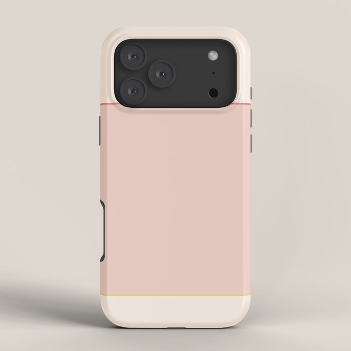 Subtle Spring Color Block - Soft Pink iPhone Case Gallery Image 4