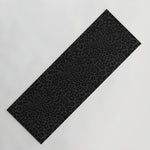 Goth Black Leopard Animal Print Yoga Mat Gallery Image 1