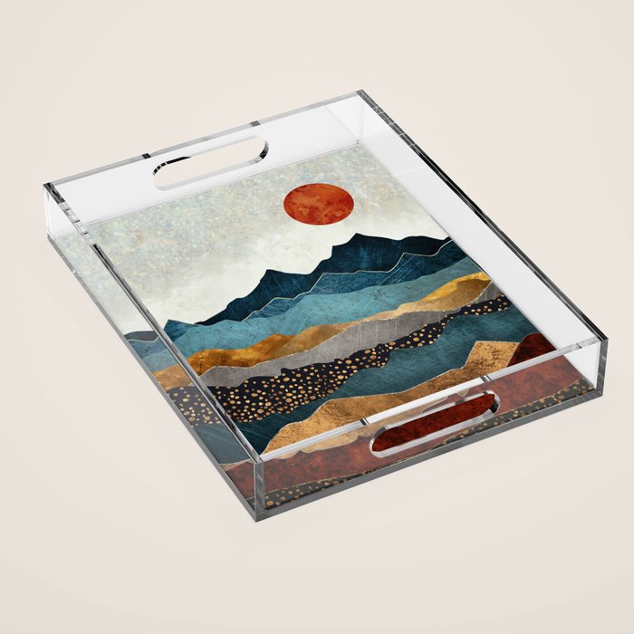 Amber Dusk Acrylic Tray Gallery Image 1