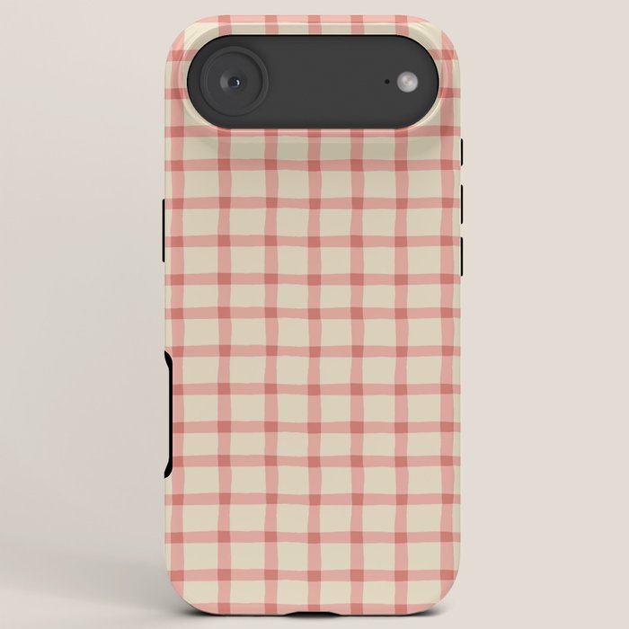 Strawberry Gingham Pattern iPhone Case Gallery Image 6
