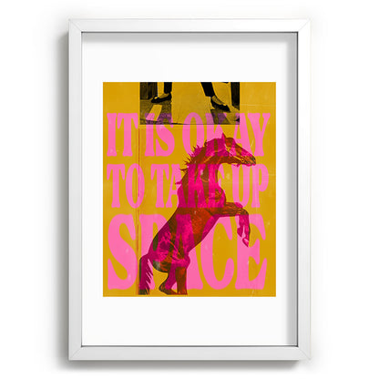 Take Up Space Framed Art Print Gallery Image 77