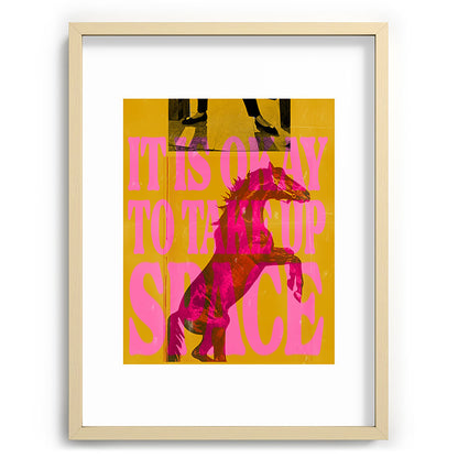 Take Up Space Framed Art Print Gallery Image 72