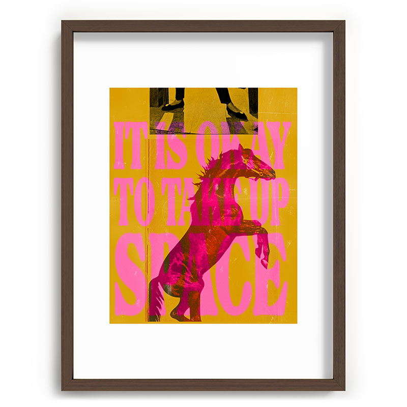 Take Up Space Framed Art Print Gallery Image 67