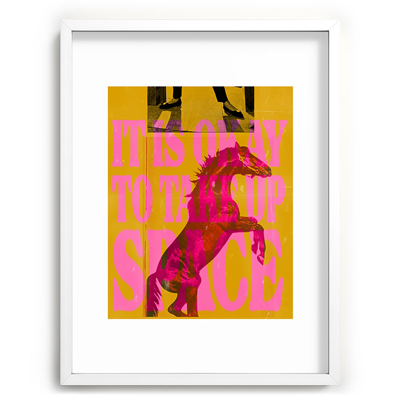 Take Up Space Framed Art Print Gallery Image 79
