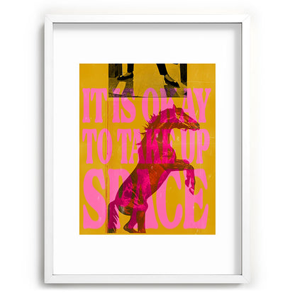 Take Up Space Framed Art Print Gallery Image 78