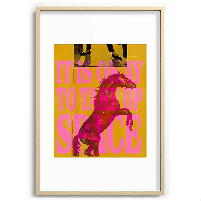 Take Up Space Framed Art Print Gallery Image 74