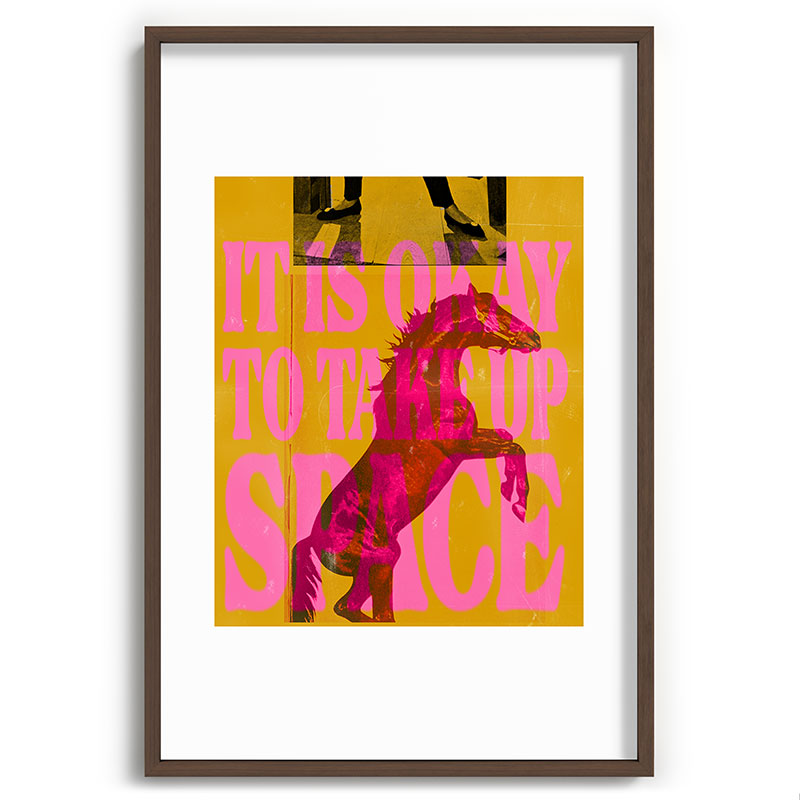 Take Up Space Framed Art Print Gallery Image 68
