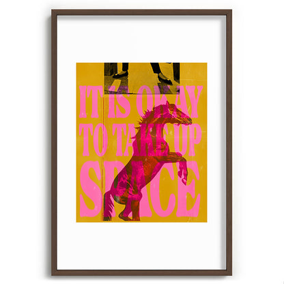 Take Up Space Framed Art Print Gallery Image 68