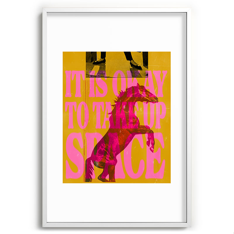 Take Up Space Framed Art Print Gallery Image 80