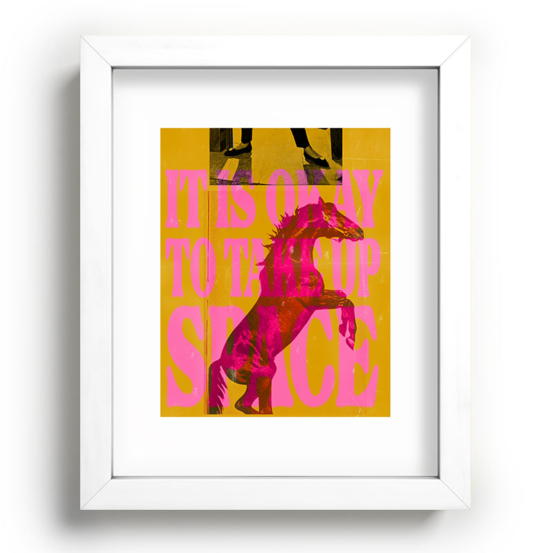 Take Up Space Framed Art Print Gallery Image 75