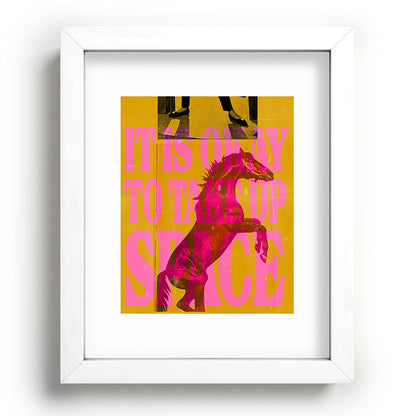 Take Up Space Framed Art Print Gallery Image 75