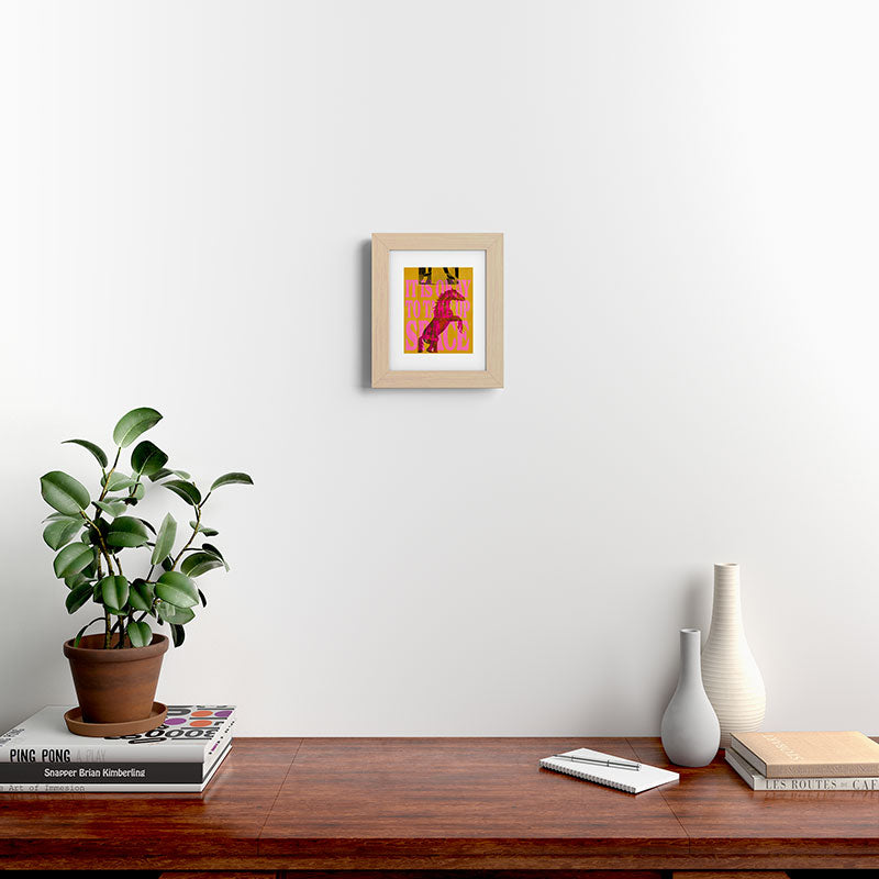Take Up Space Framed Art Print Gallery Image 43