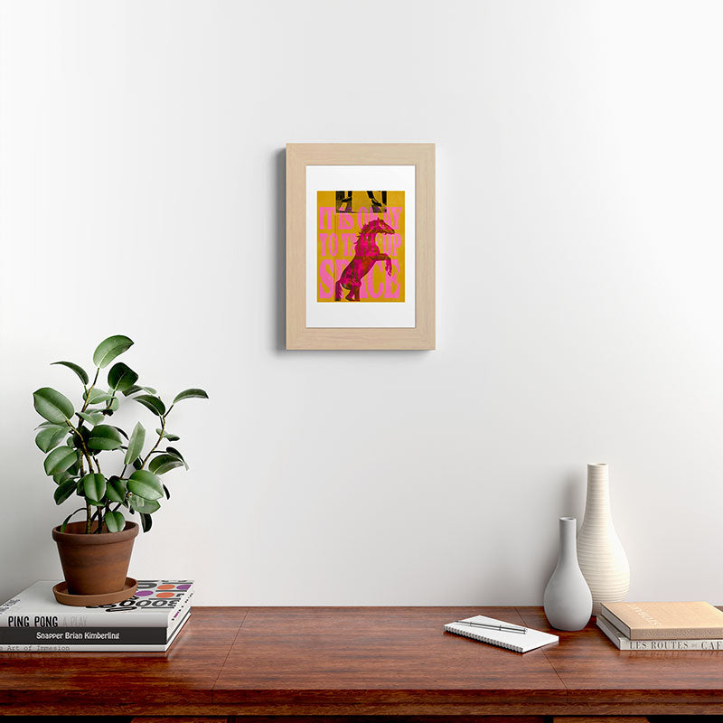 Take Up Space Framed Art Print Gallery Image 45
