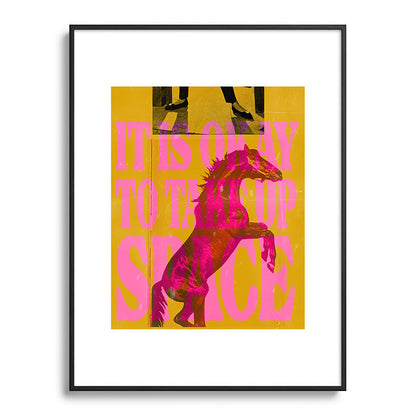 Take Up Space Framed Art Print Gallery Image 84