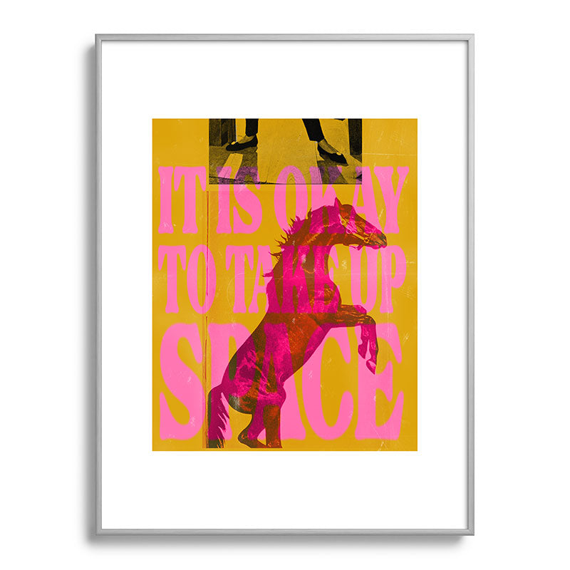 Take Up Space Framed Art Print Gallery Image 99