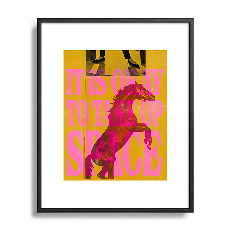 Take Up Space Framed Art Print Gallery Image 82