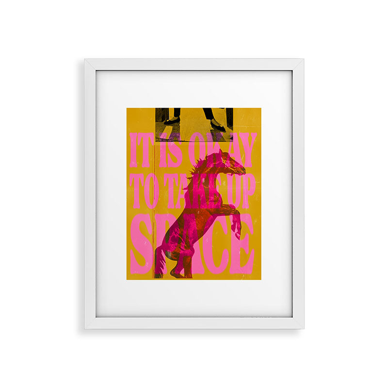 Take Up Space Framed Art Print Gallery Image 22