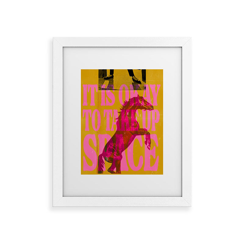 Take Up Space Framed Art Print Gallery Image 51
