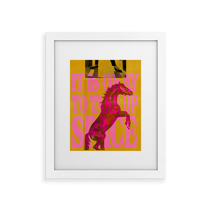 Take Up Space Framed Art Print Gallery Image 53