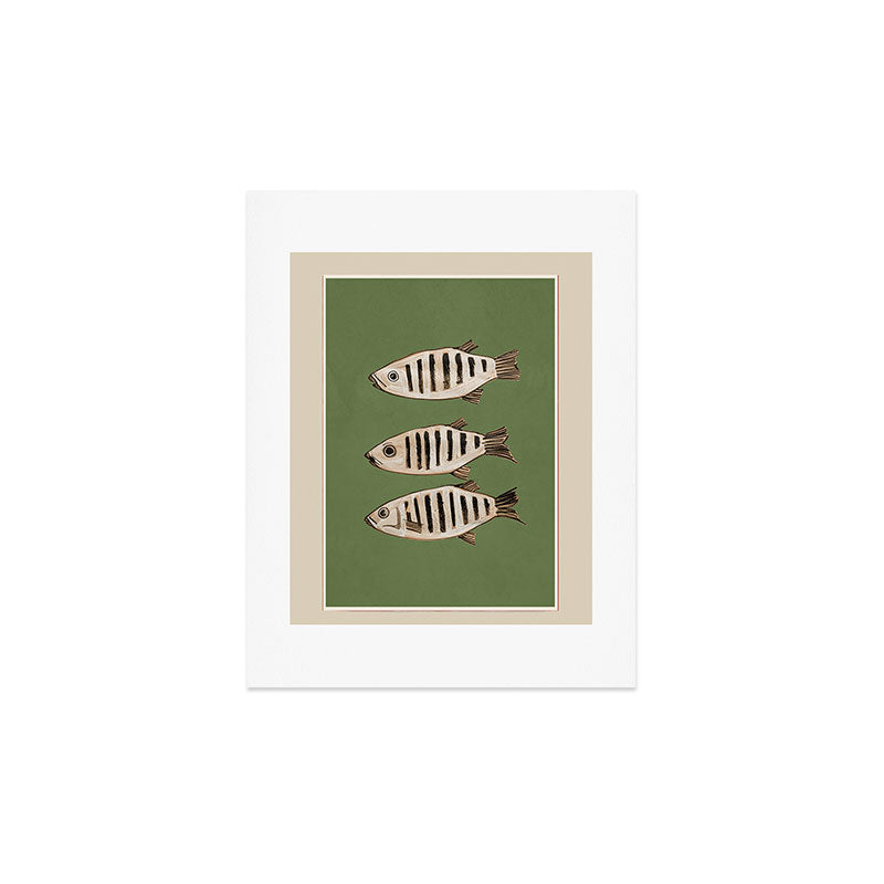 Abstract Fish Study II Art Print Gallery Image 2