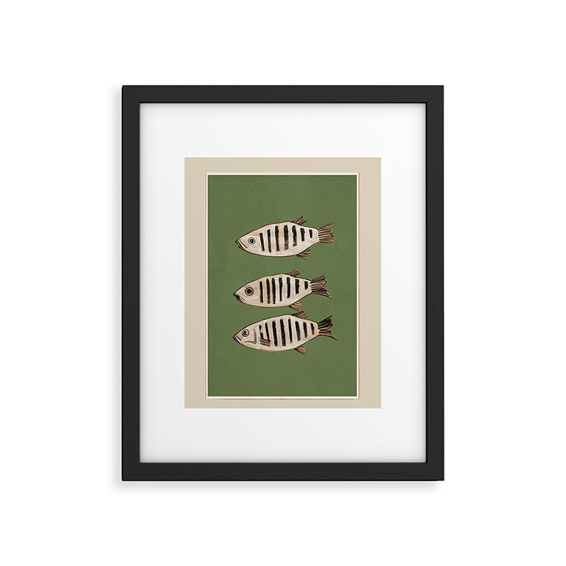 Abstract Fish Study II Framed Art Print Gallery Image 1