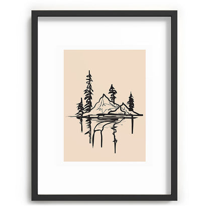 Abstract Landscape II Framed Art Print Gallery Image 61