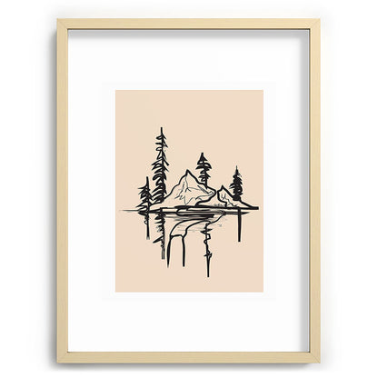 Abstract Landscape II Framed Art Print Gallery Image 72