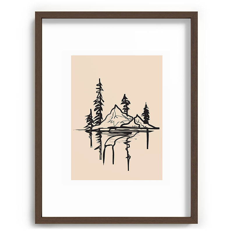 Abstract Landscape II Framed Art Print Gallery Image 66